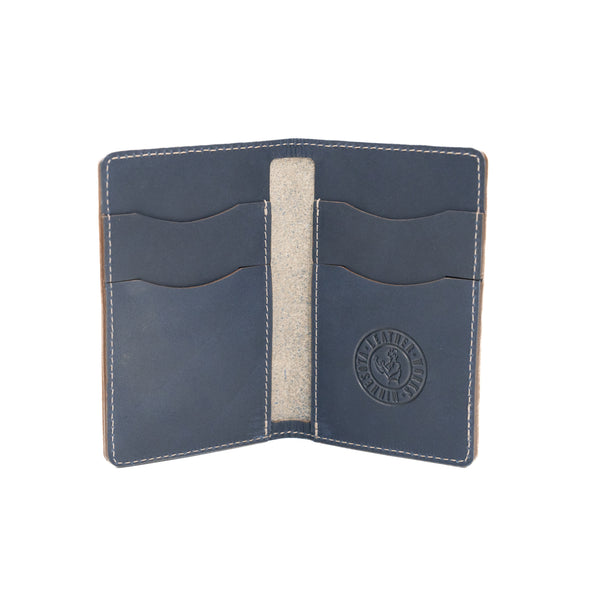 The Boxer Wallet - Indigo – Leather Works Minnesota