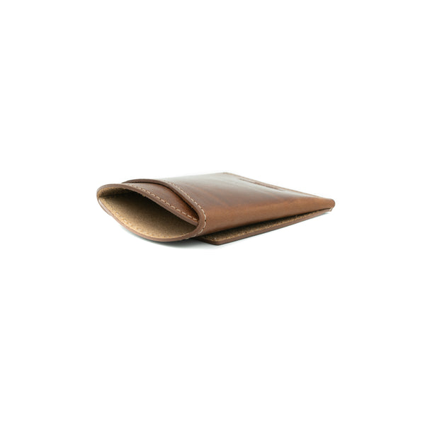 Money Clip Wallet - Mahogany – Leather Works Minnesota