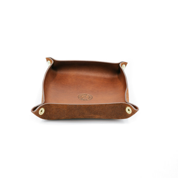 Valet Tray - Saddle Tan