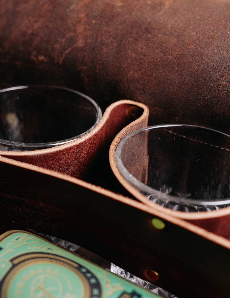 Whiskey Tote - Mahogany