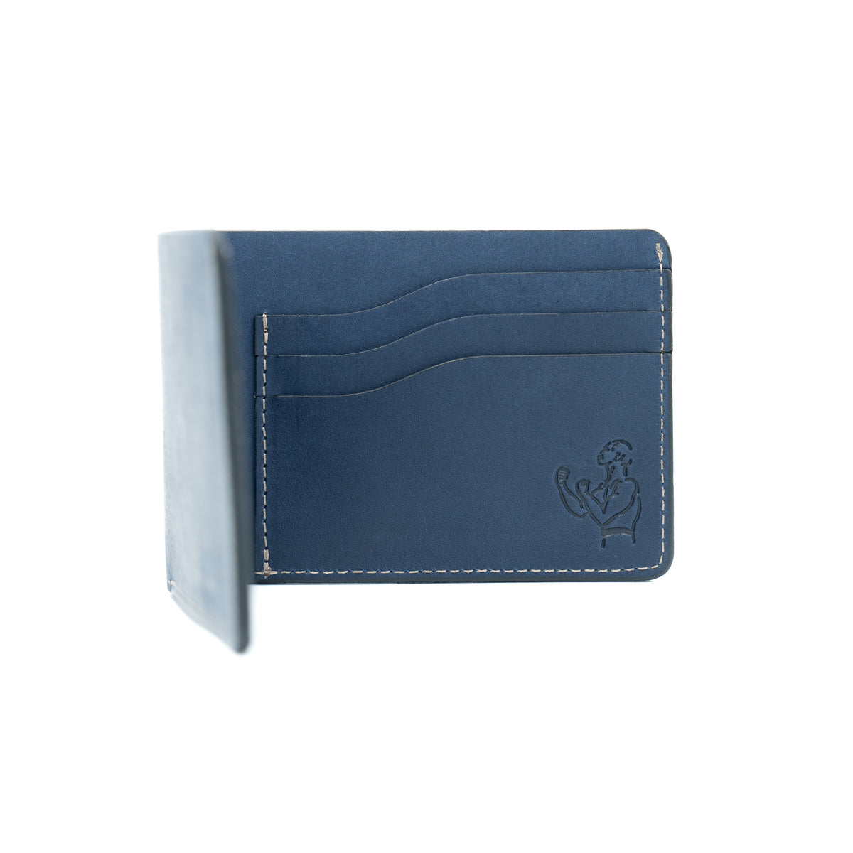 No. 7 Wallet - Coral Indigo – Leather Works Minnesota