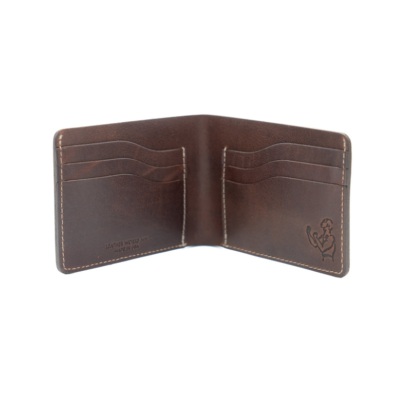 No. 7 Wallet - Mahogany