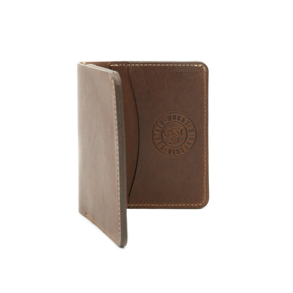 Leather Works MN Capital Wallet in Mahogany
