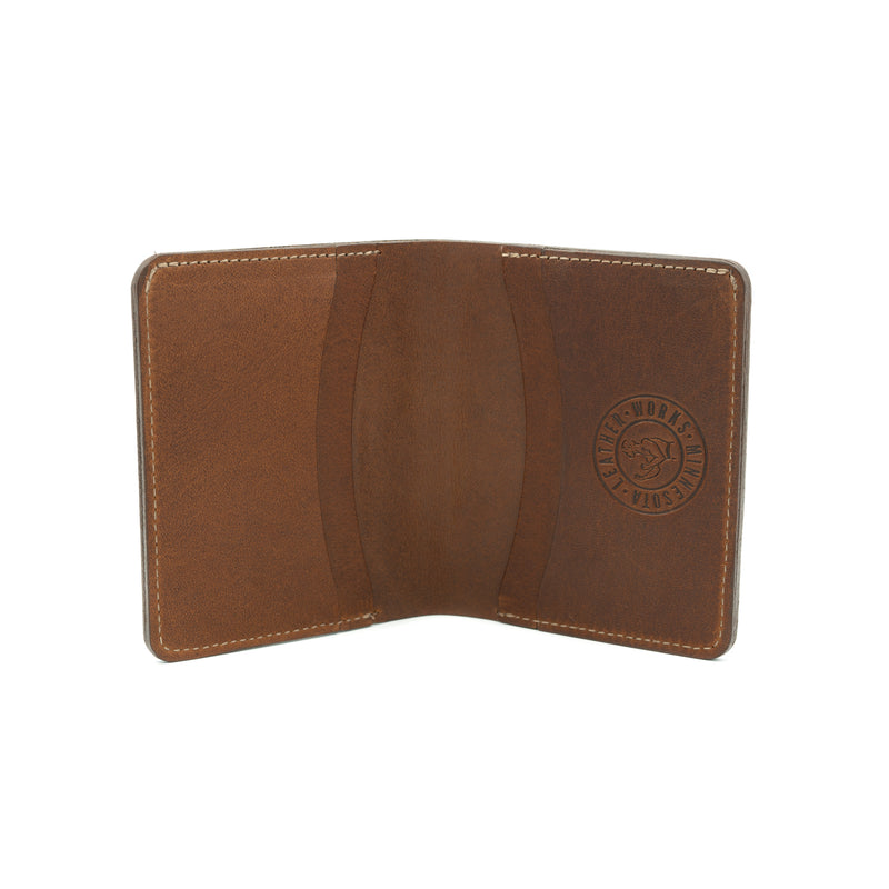 Leather Works MN Capital Wallet in Mahogany