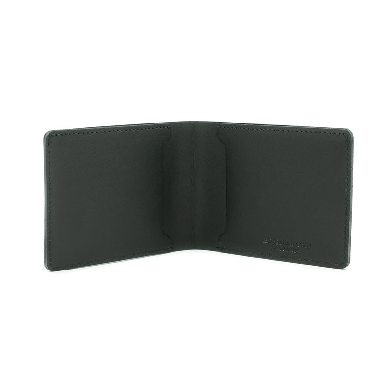 Leather Works MN Dad's Billfold Wallet in Black