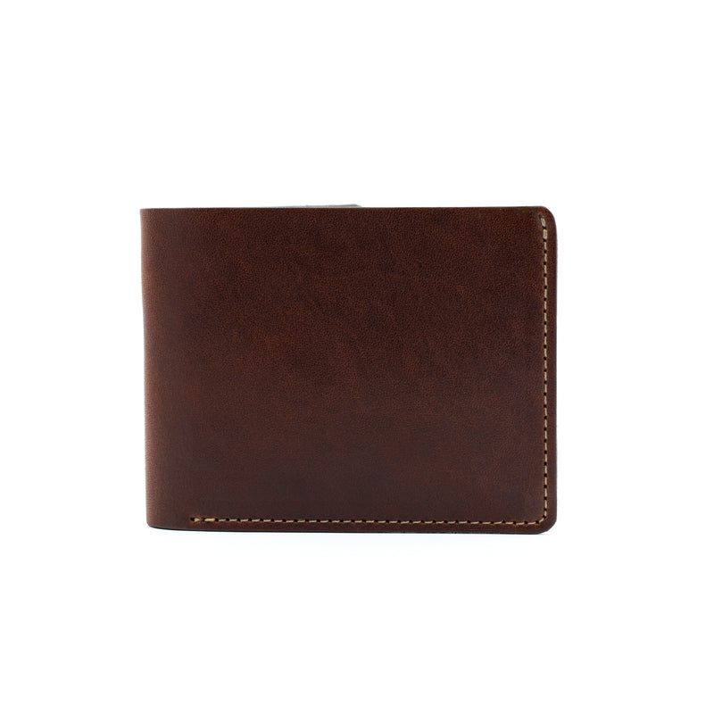 Leather Works MN Dad's Billfold Wallet in Mahogany