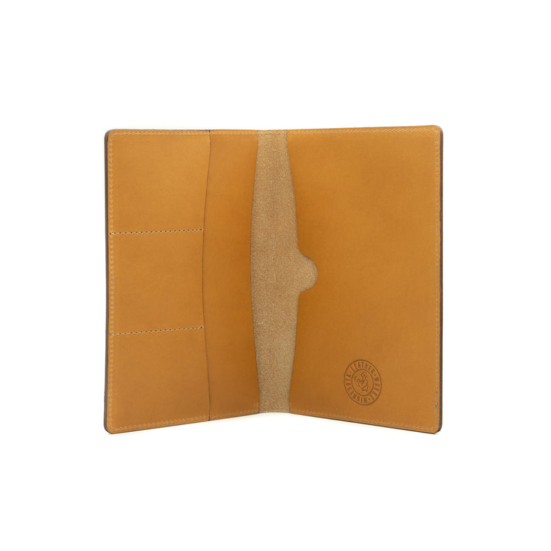 Leather Works MN Large Navigator Note Wallet in London Tan