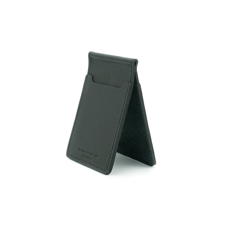 Leather Works MN Money Clip Wallet in Black