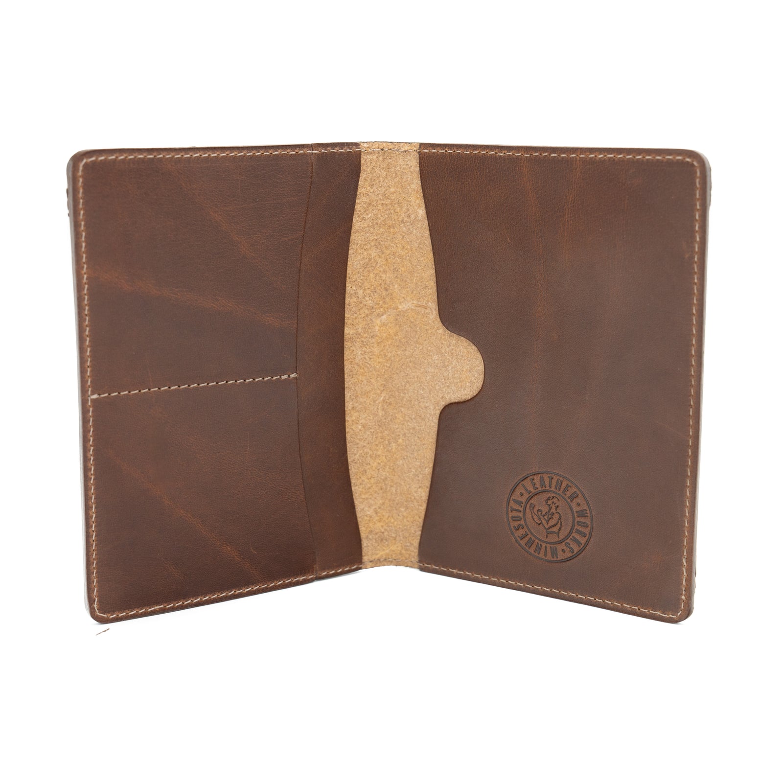 Navigator Note Wallet - Mahogany – Leather Works Minnesota