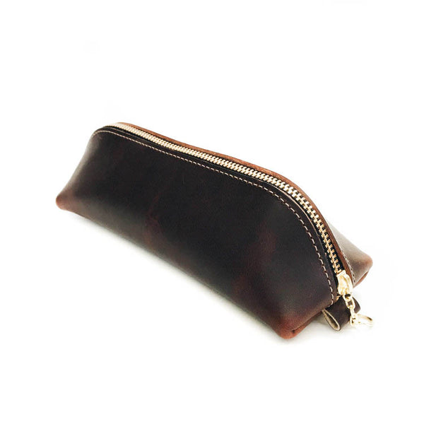 Leather Works MN No. 1 Pencil Case in Mahogany