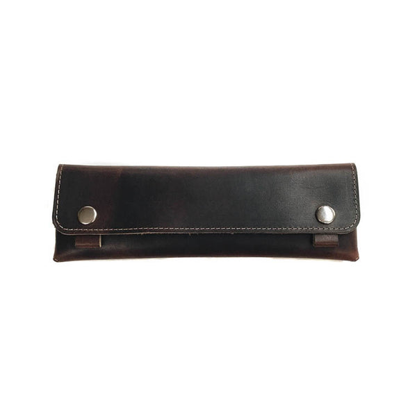 Leather Works MN No. 2 Pencil Case in Mahogany