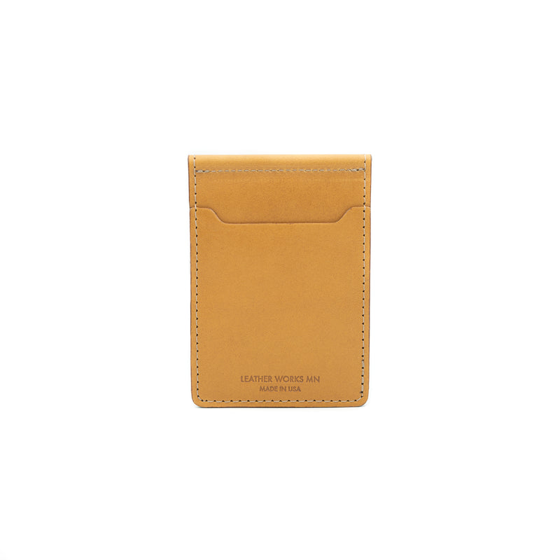 Money Clip Wallet - London Tan – Leather Works Minnesota