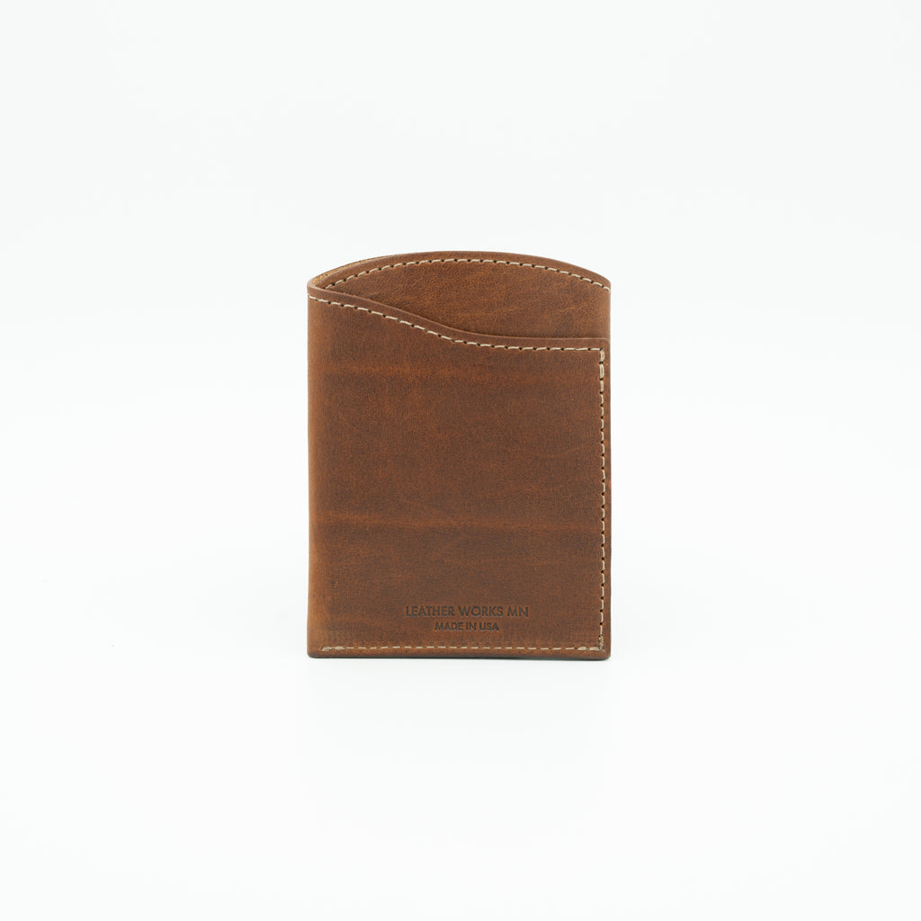 Front Pocket Flap Wallet - Mahogany – Leather Works Minnesota