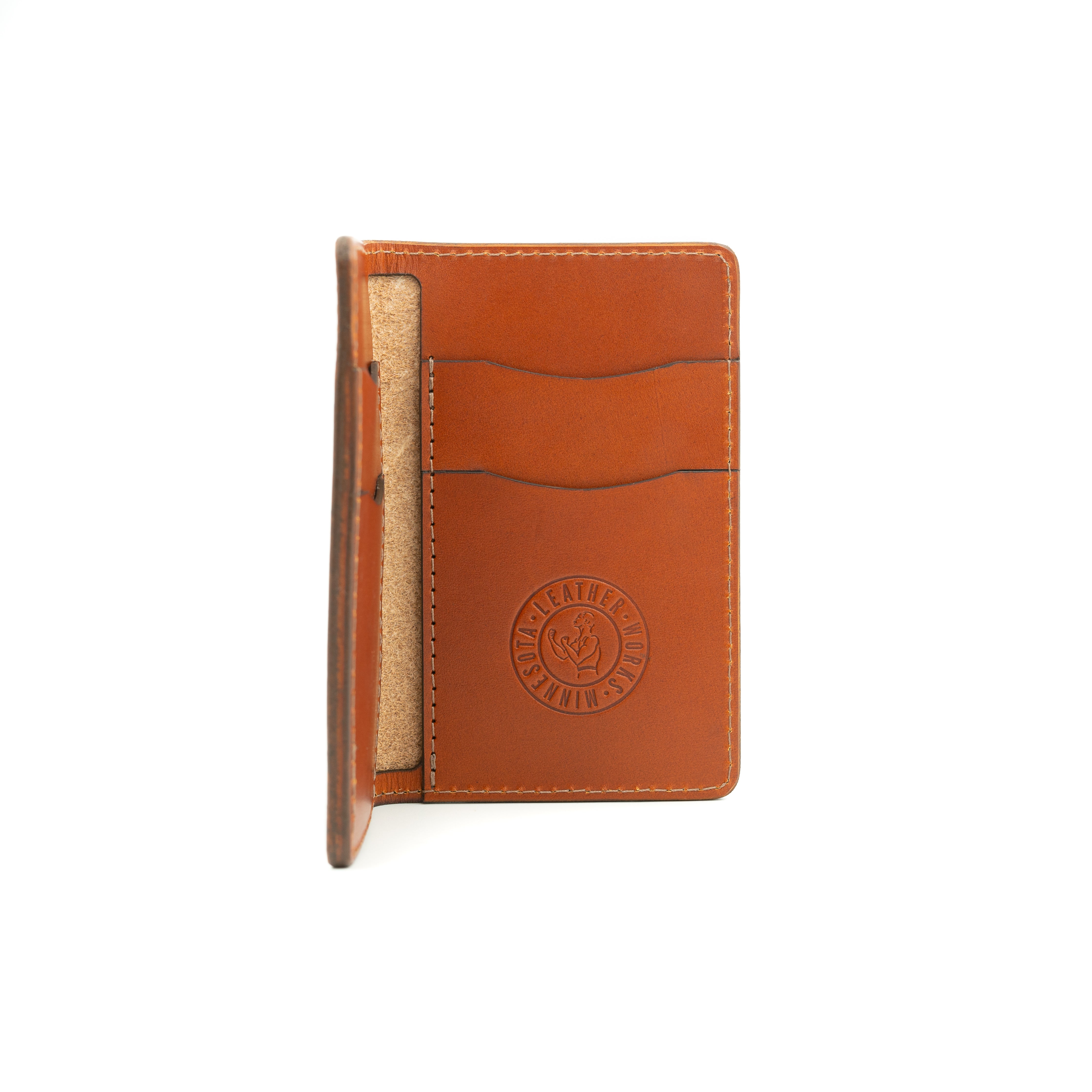 The Boxer Wallet - Chestnut – Leather Works Minnesota