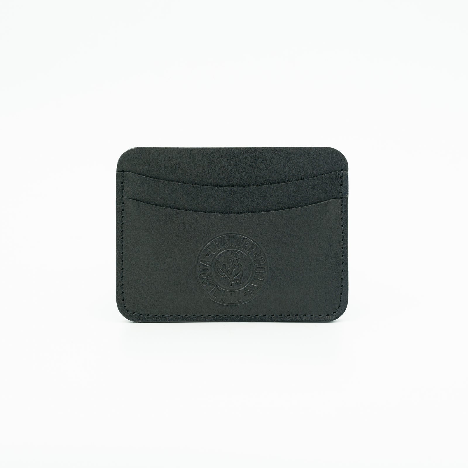 No. 5 Wallet - Black – Leather Works Minnesota