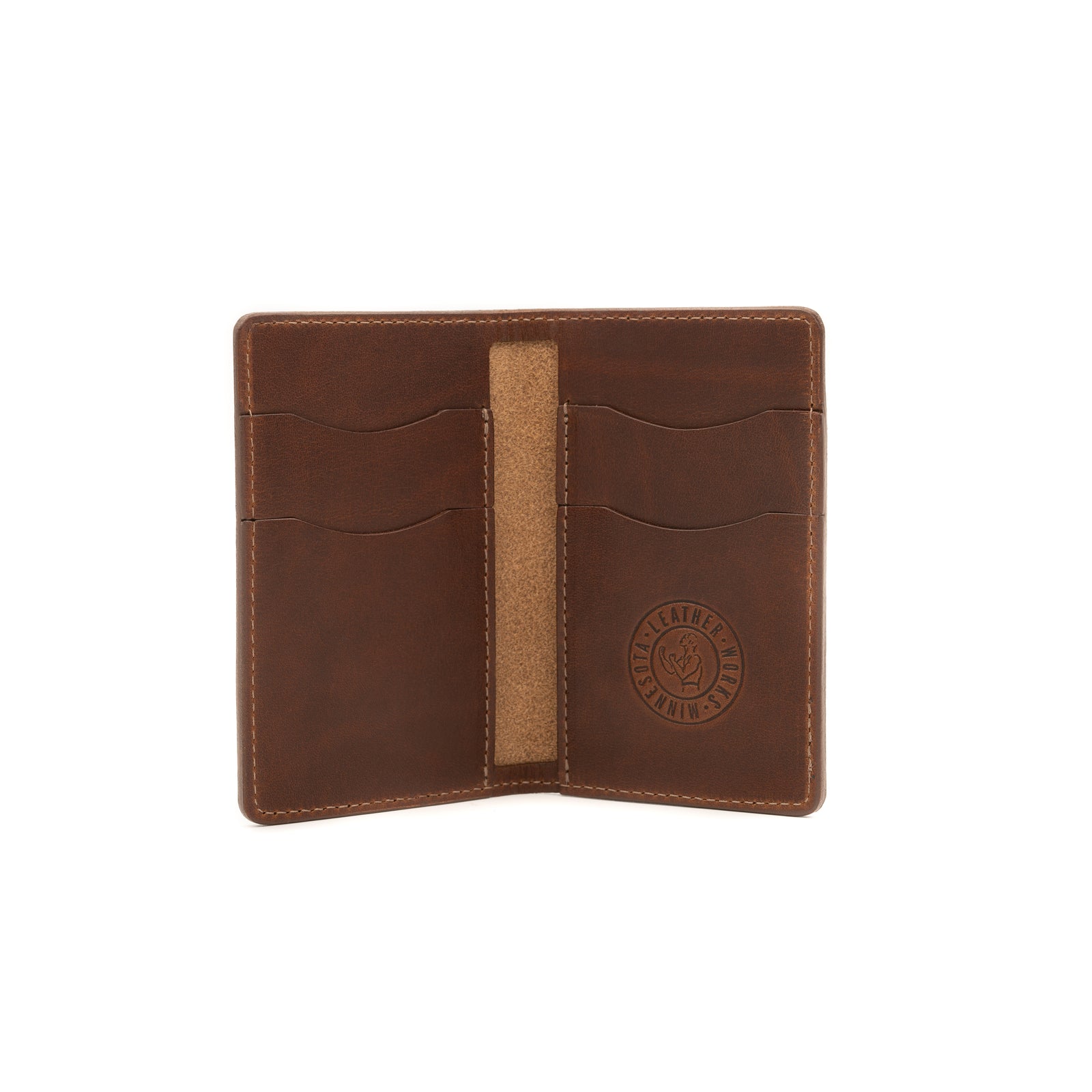 The Boxer Wallet - Mahogany – Leather Works Minnesota