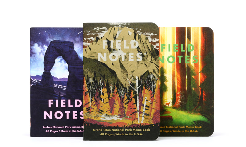 Field Notes - National Park Series D / 3 Pack